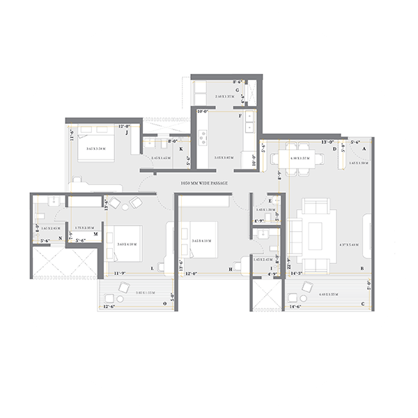 Tower C - 3 Bed Prima (Type 2)
